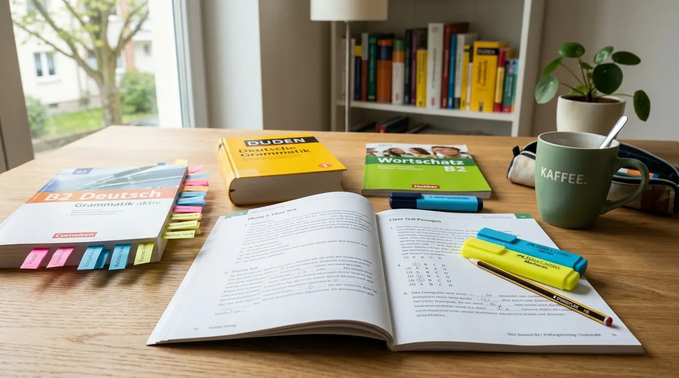 Sprachbausteine B2 Beruf Übungen mit Lösungen: prüfungsnahe Lückentexte & Sofort-Erklärung