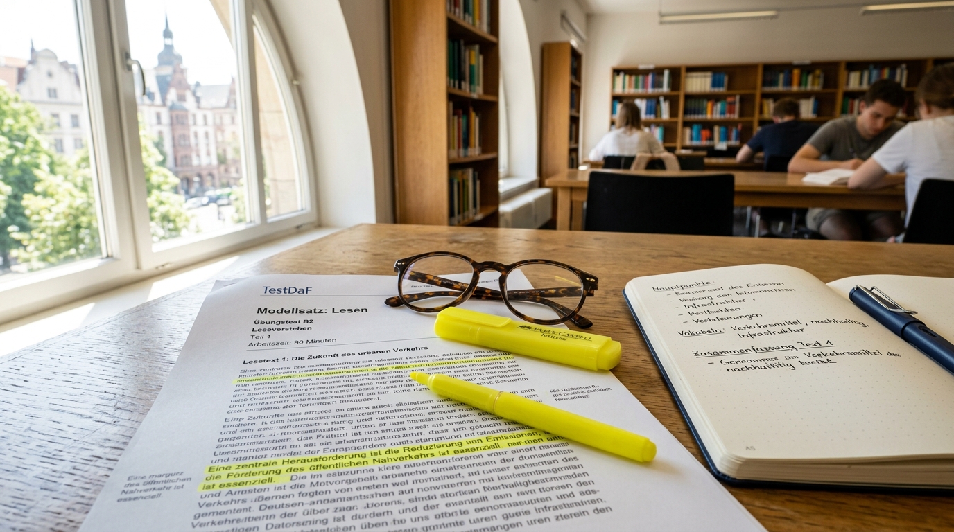 telc B2 Beruf Leseverstehen Teil 2 Tipps Strategien Multiple Choice